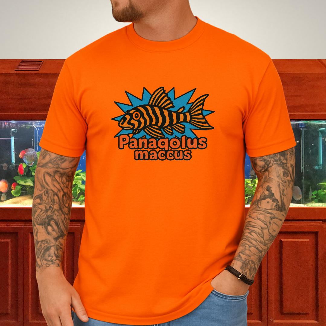 Retro Aquarium Tee – Clown Pleco Bubble Letter Print-T-Shirt-Fish & Friends Tees