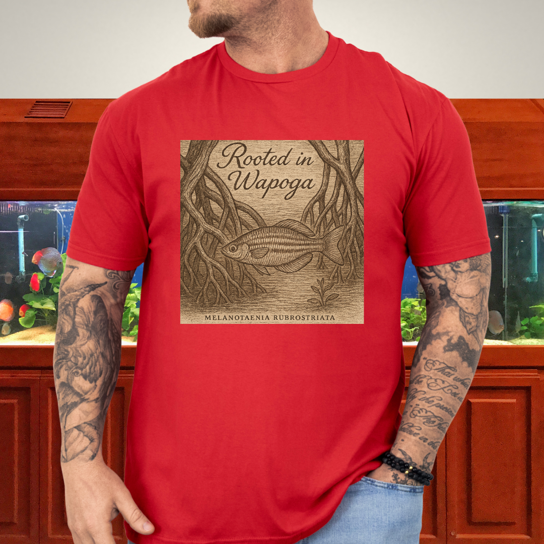 Wapoga Rainbowfish Shirt – Etched Driftwood & Mangrove Style