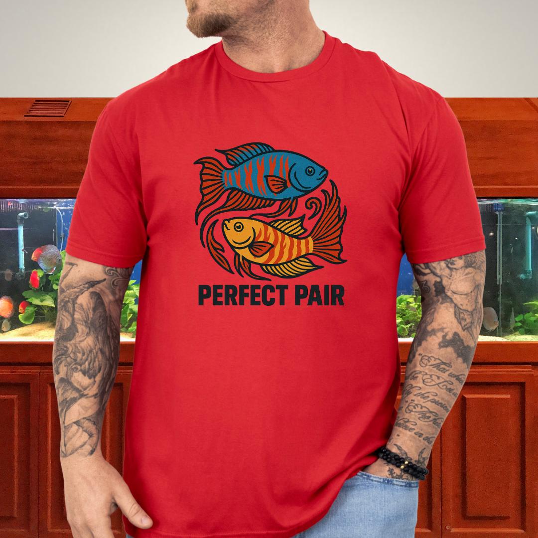 Perfect Pair Tee – Bold Yin-Yang Paradise Fish Design
