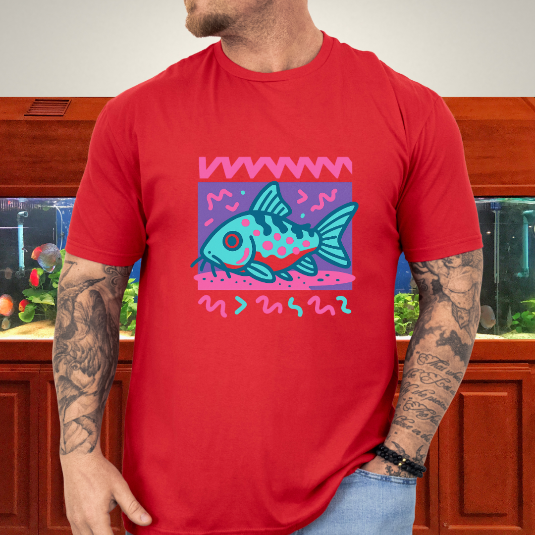 Peppered Cory Shirt – 90s Zig-Zag & Squiggle Style