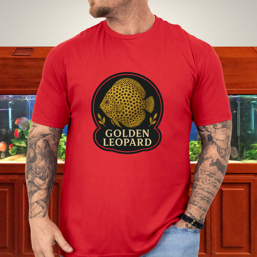 Vintage Golden Leopard Discus Tee