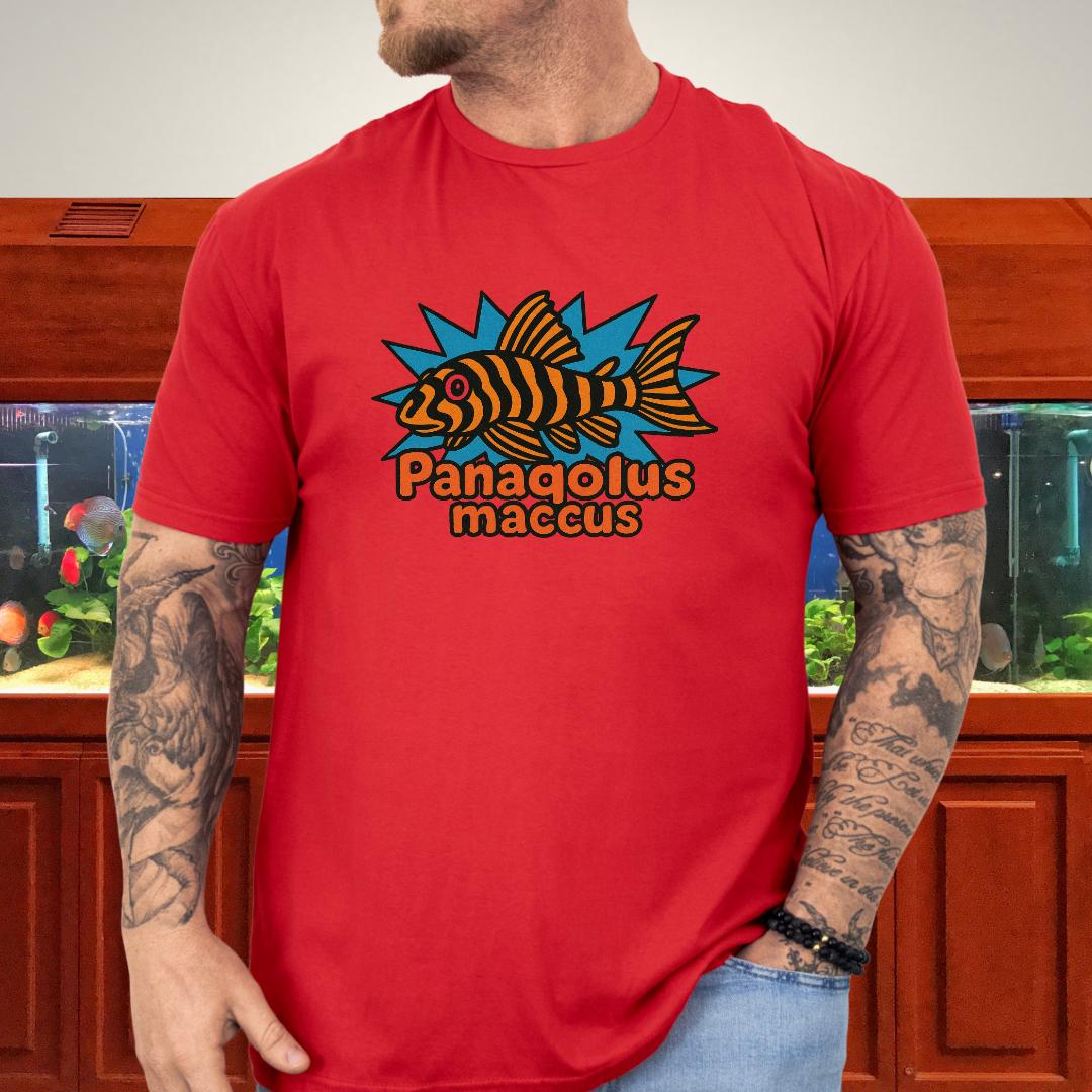 Retro Aquarium Tee – Clown Pleco Bubble Letter Print-T-Shirt-Fish & Friends Tees