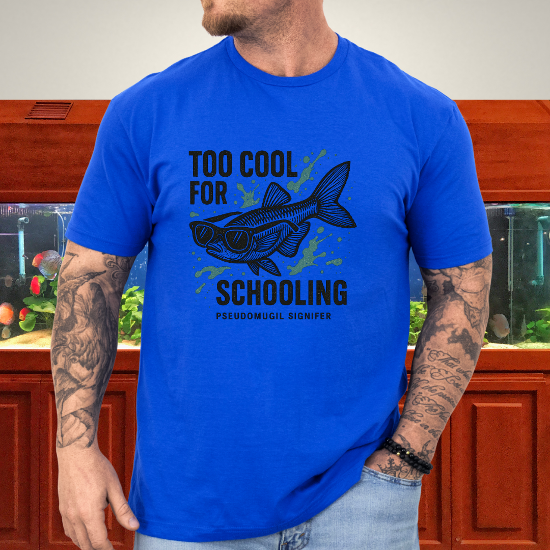 Nano Fish Humor Shirt – Too Cool for Schooling