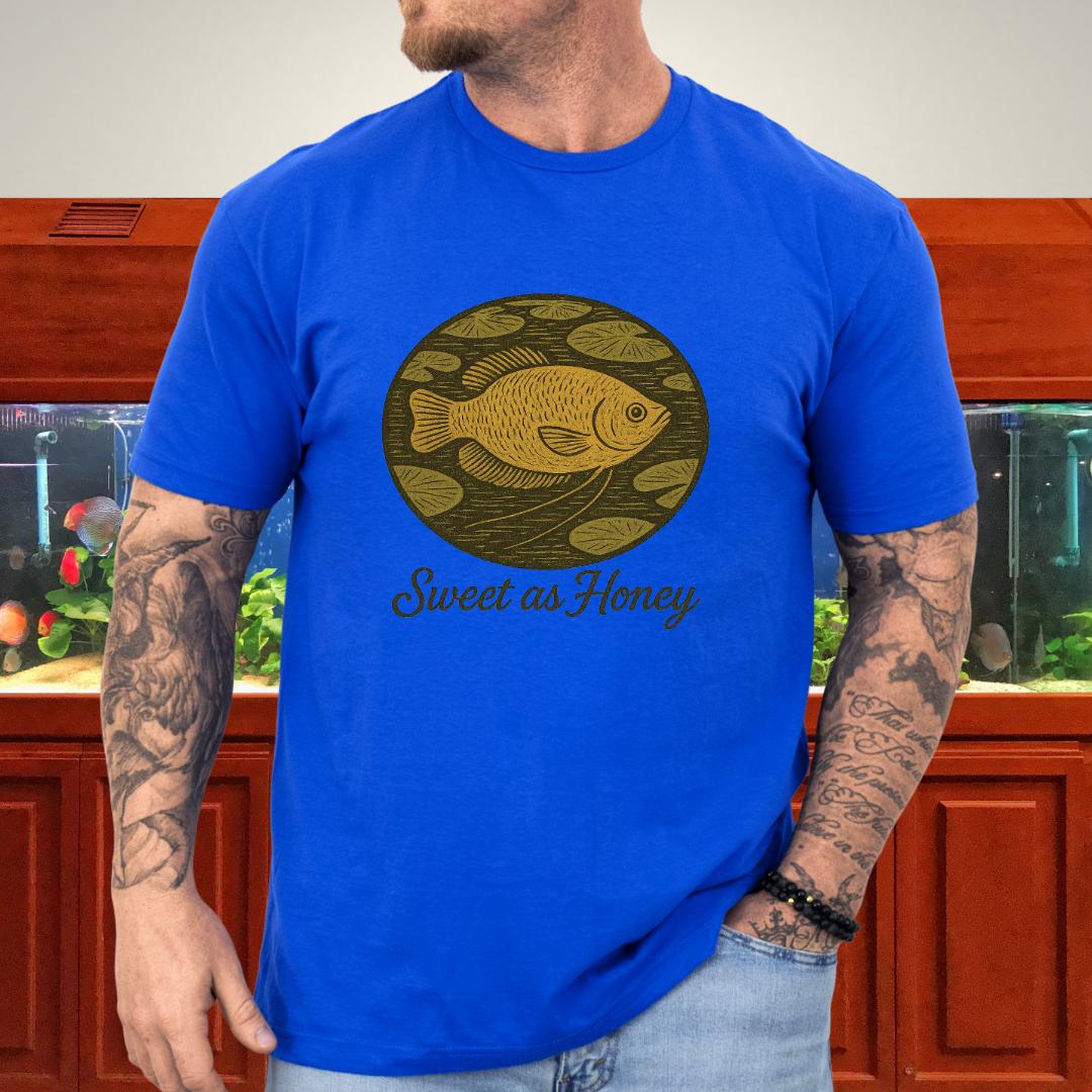 Sweet as Honey Tee – Hand-Sketched Honey Gourami Design