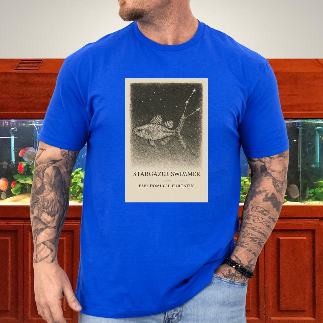Surreal Pseudomugil Shirt – Dreamy Forktail Blue-eye Design