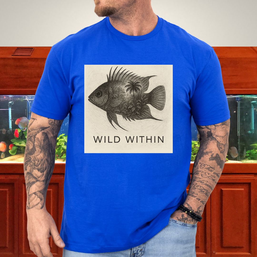 Wild Within Tee – Apistogramma Jungle Double Exposure