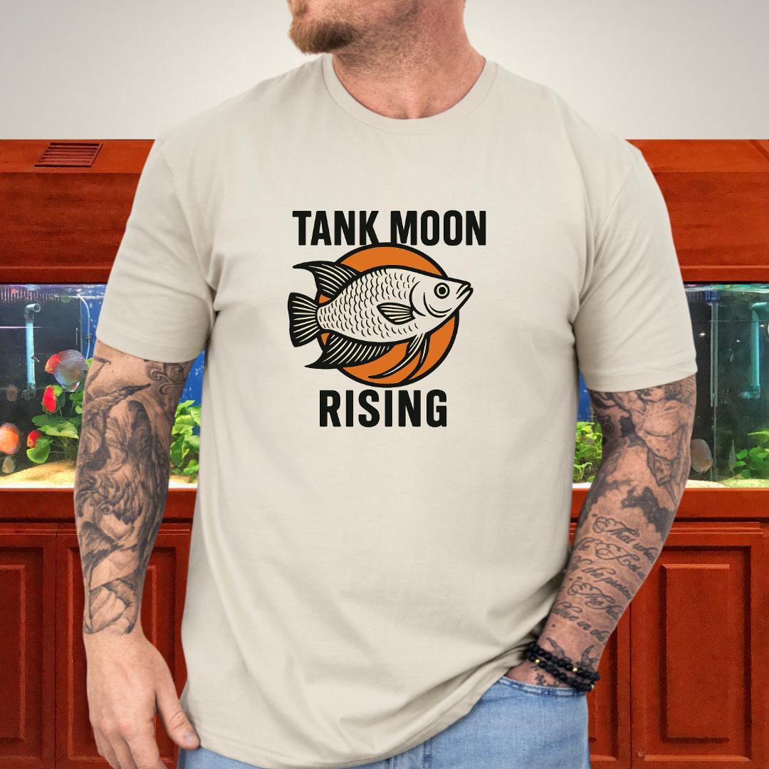 Tank Moon Rising Tee – Retro Moonlight Gourami Emblem