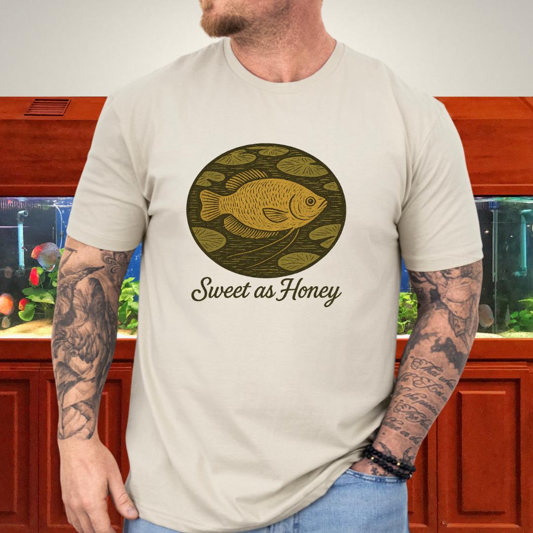 Sweet as Honey Tee – Hand-Sketched Honey Gourami Design