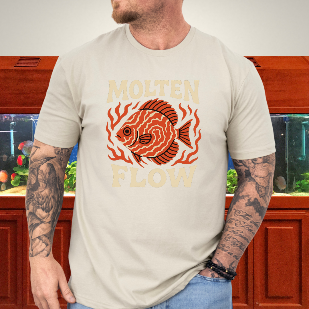 Molten Flow Psychedelic Discus Tee