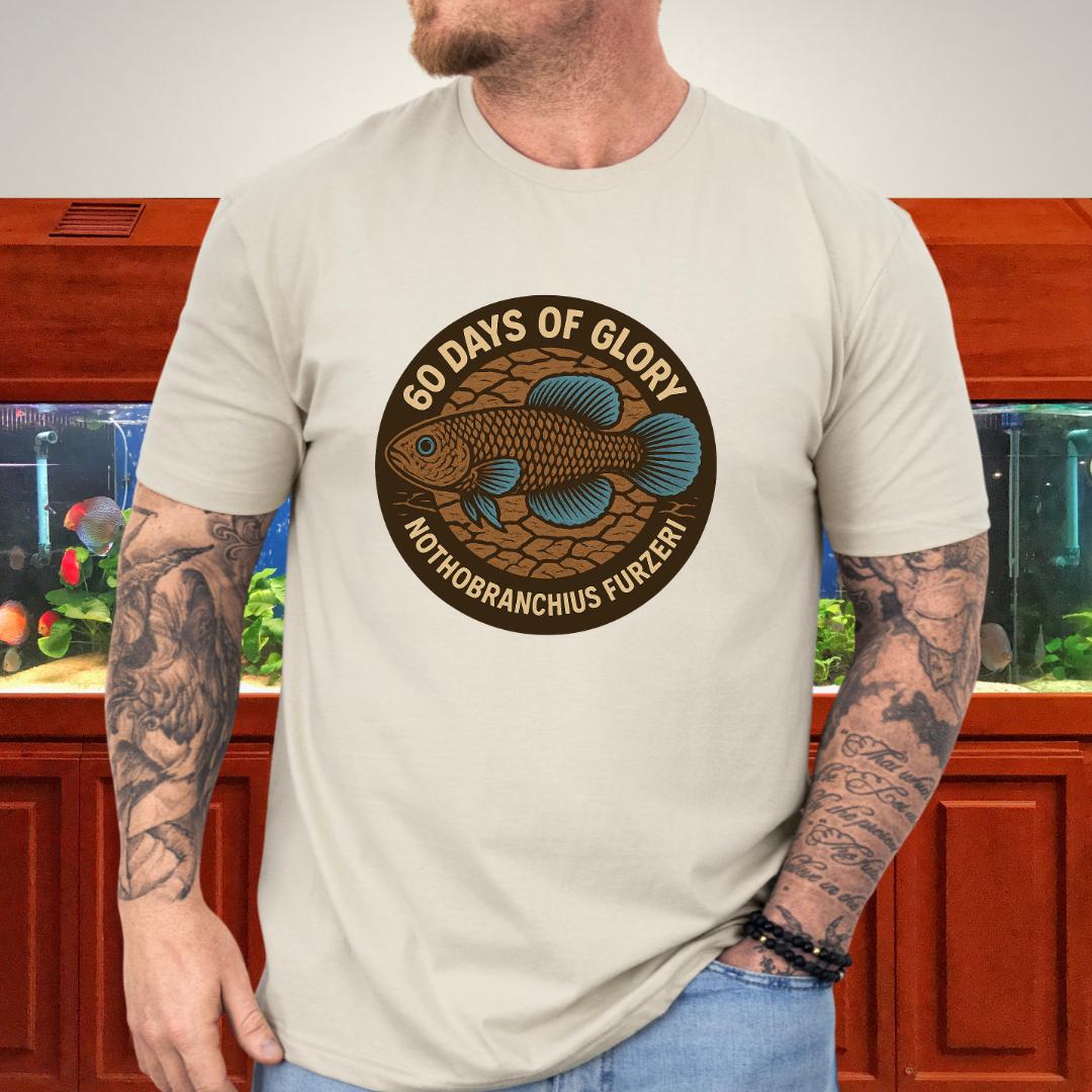 60 Days of Glory Tee – Nothobranchius furzeri Annual Killifish