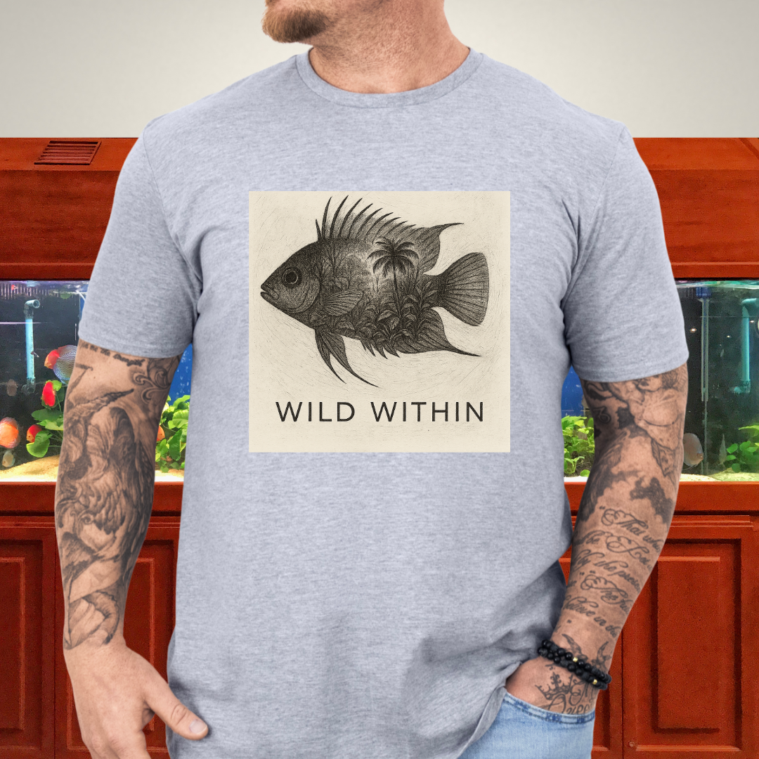 Wild Within Tee – Apistogramma Jungle Double Exposure