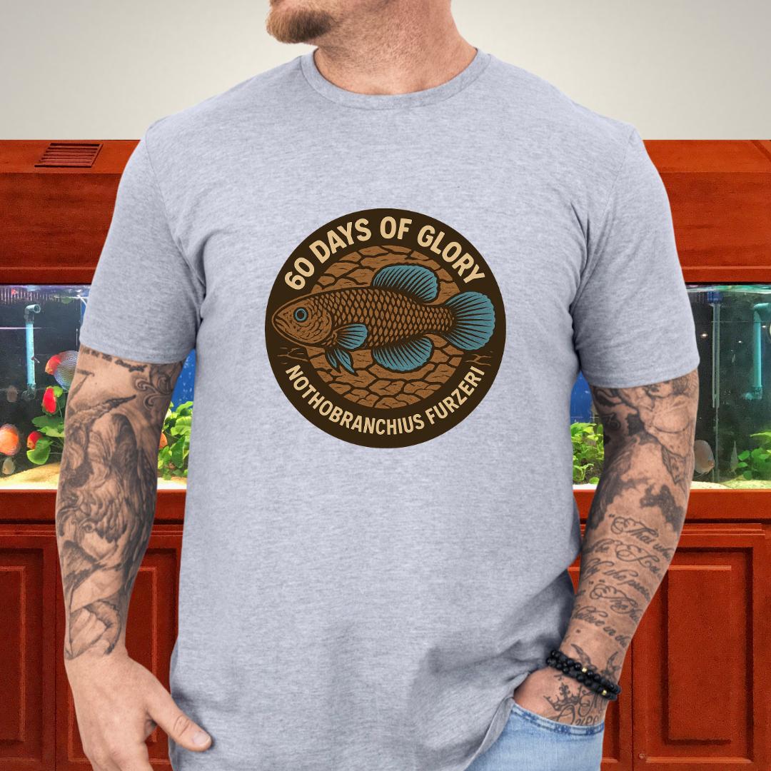 60 Days of Glory Tee – Nothobranchius furzeri Annual Killifish