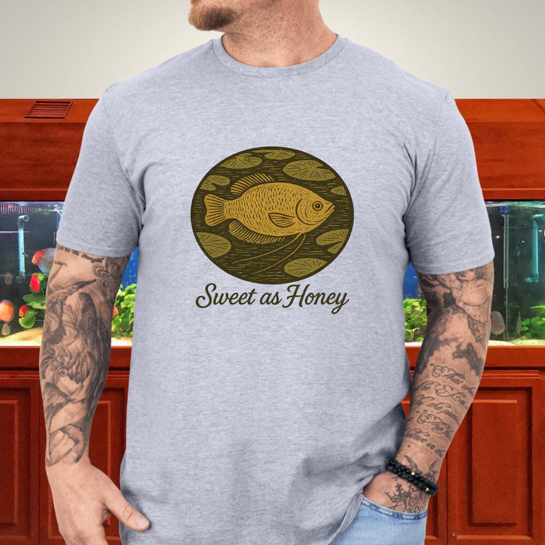 Sweet as Honey Tee – Hand-Sketched Honey Gourami Design