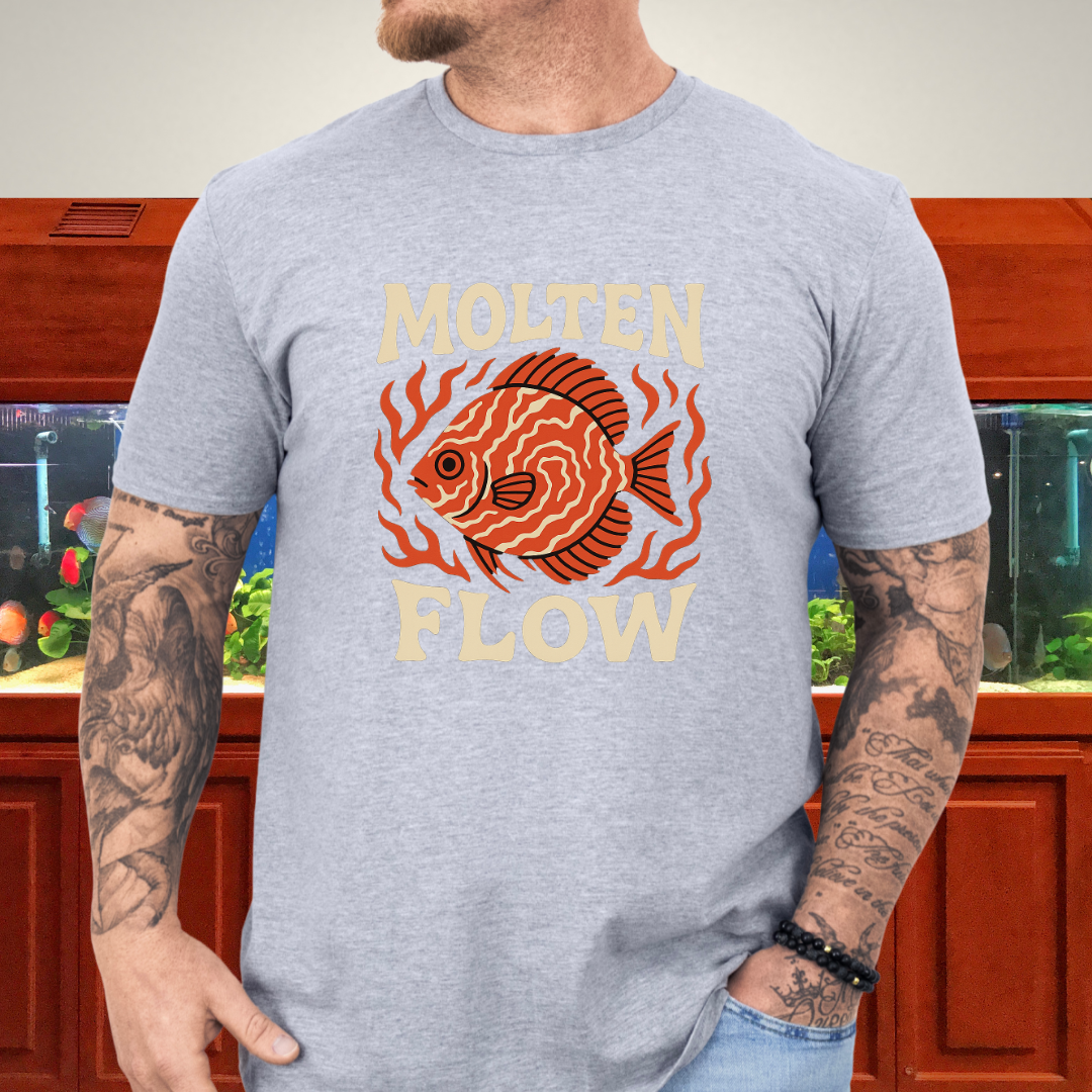 Molten Flow Psychedelic Discus Tee