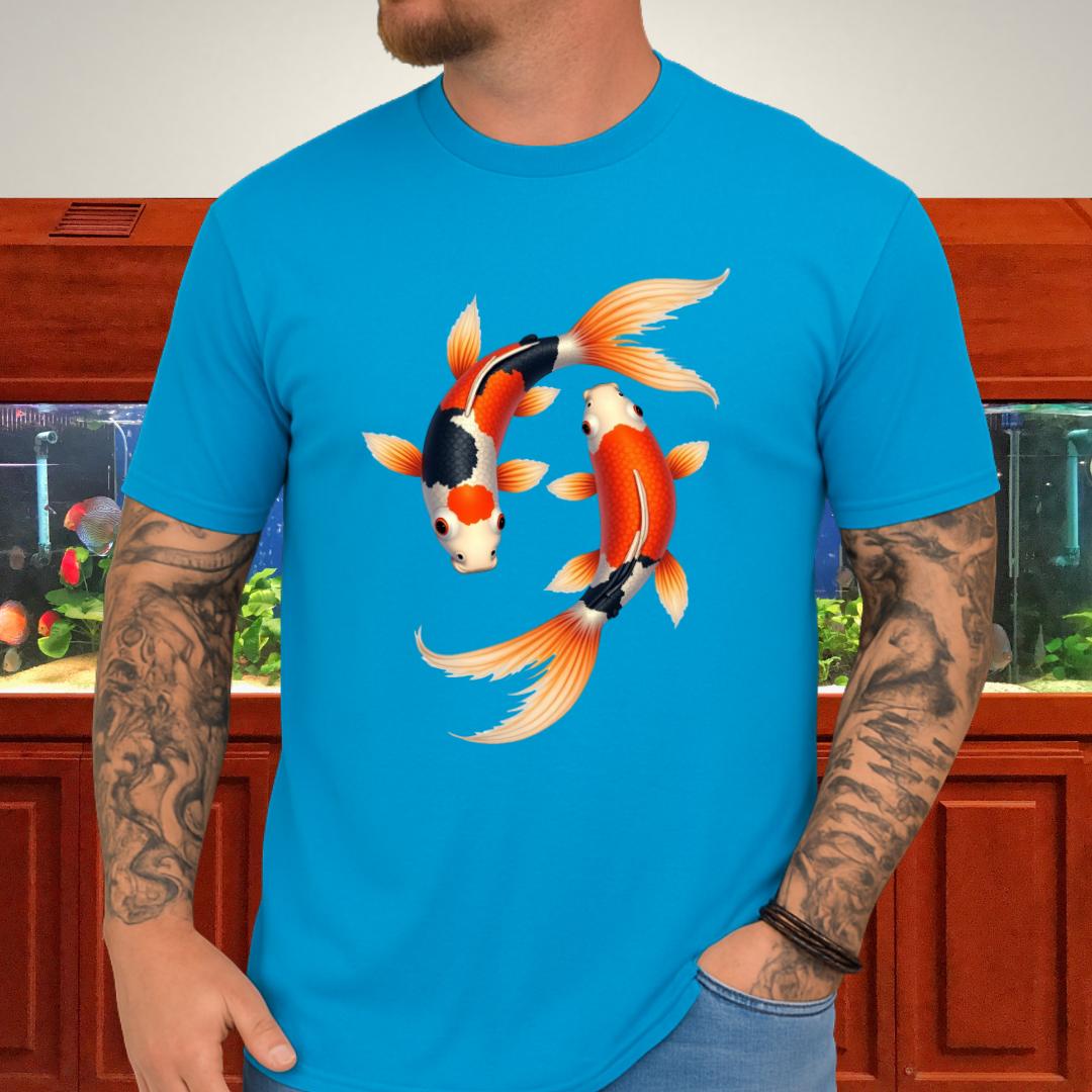 Japanese Koi Fish Harmony Shirt – Aquatic Symbolism