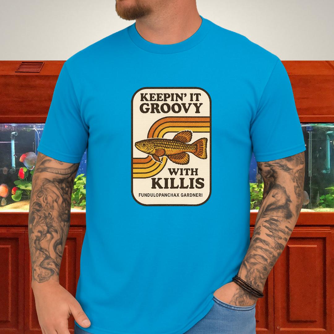 Keepin’ it Groovy Tee – Gardneri Killifish Retro Design