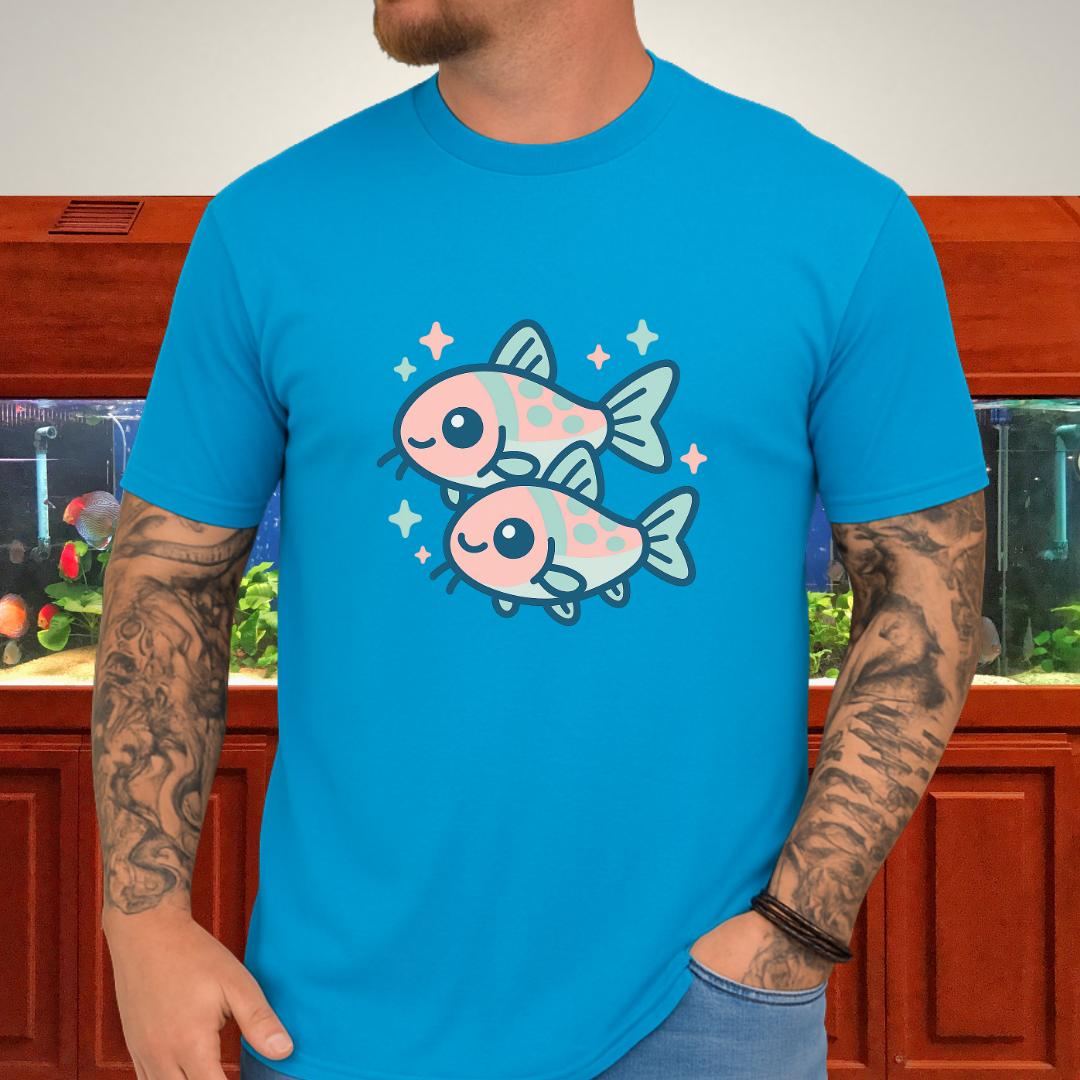 Adorable Nano Fish Shirt – Pygmy Corydoras Pastel Style-T-Shirt-Fish & Friends Tees