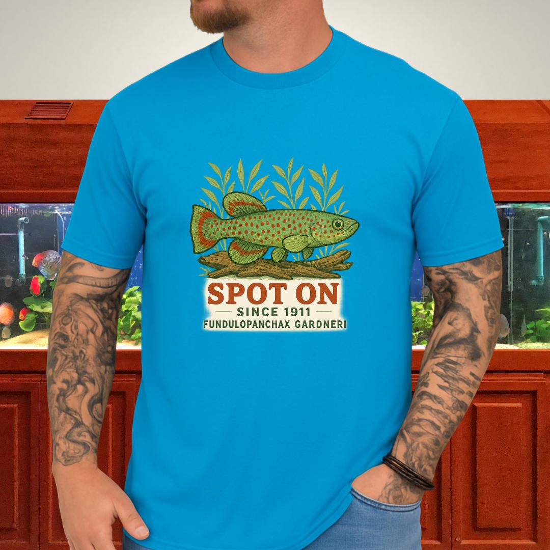 Spot On Since 1911 Tee – Gardneri Killifish Retro Design