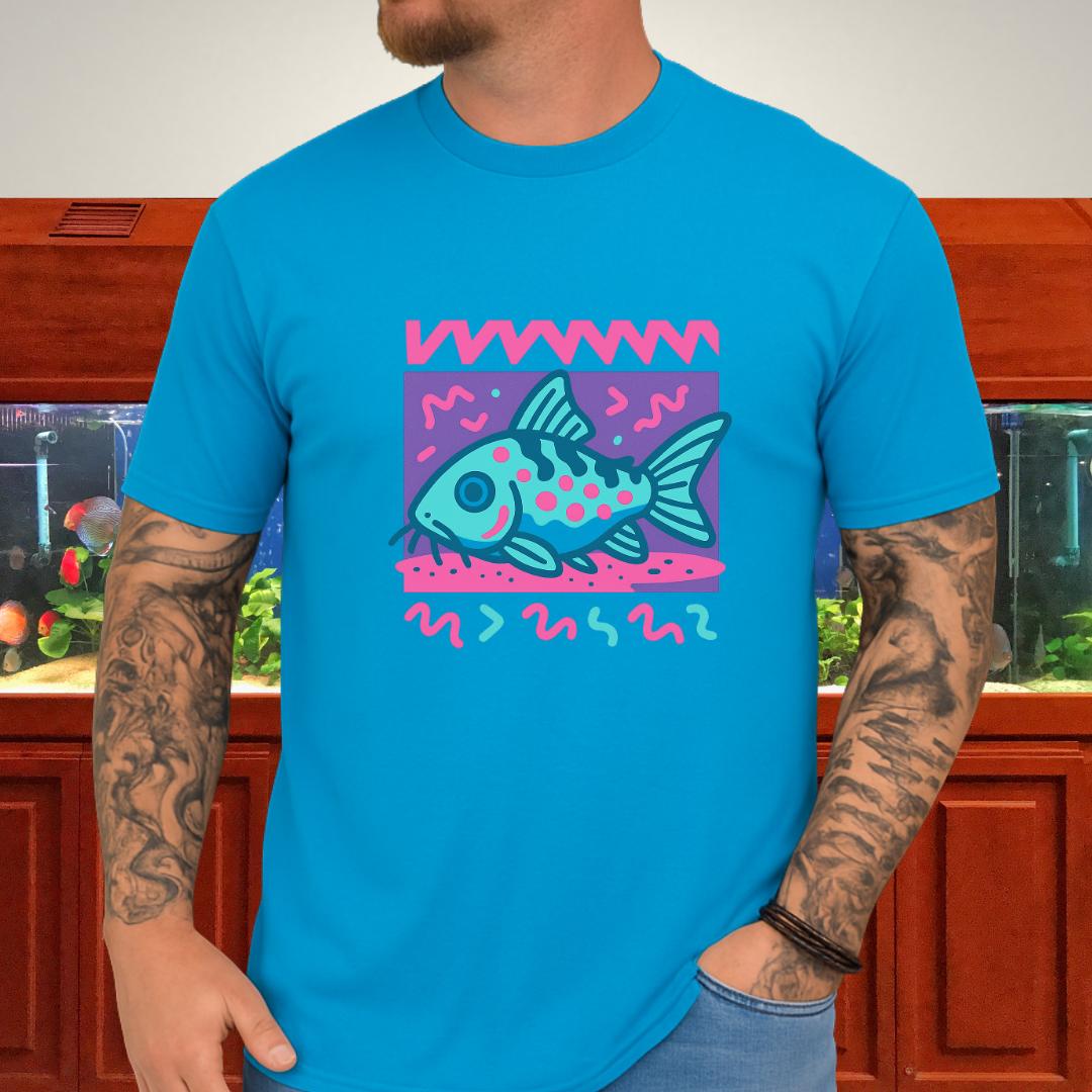 Peppered Cory Shirt – 90s Zig-Zag & Squiggle Style-T-Shirt-Fish & Friends Tees