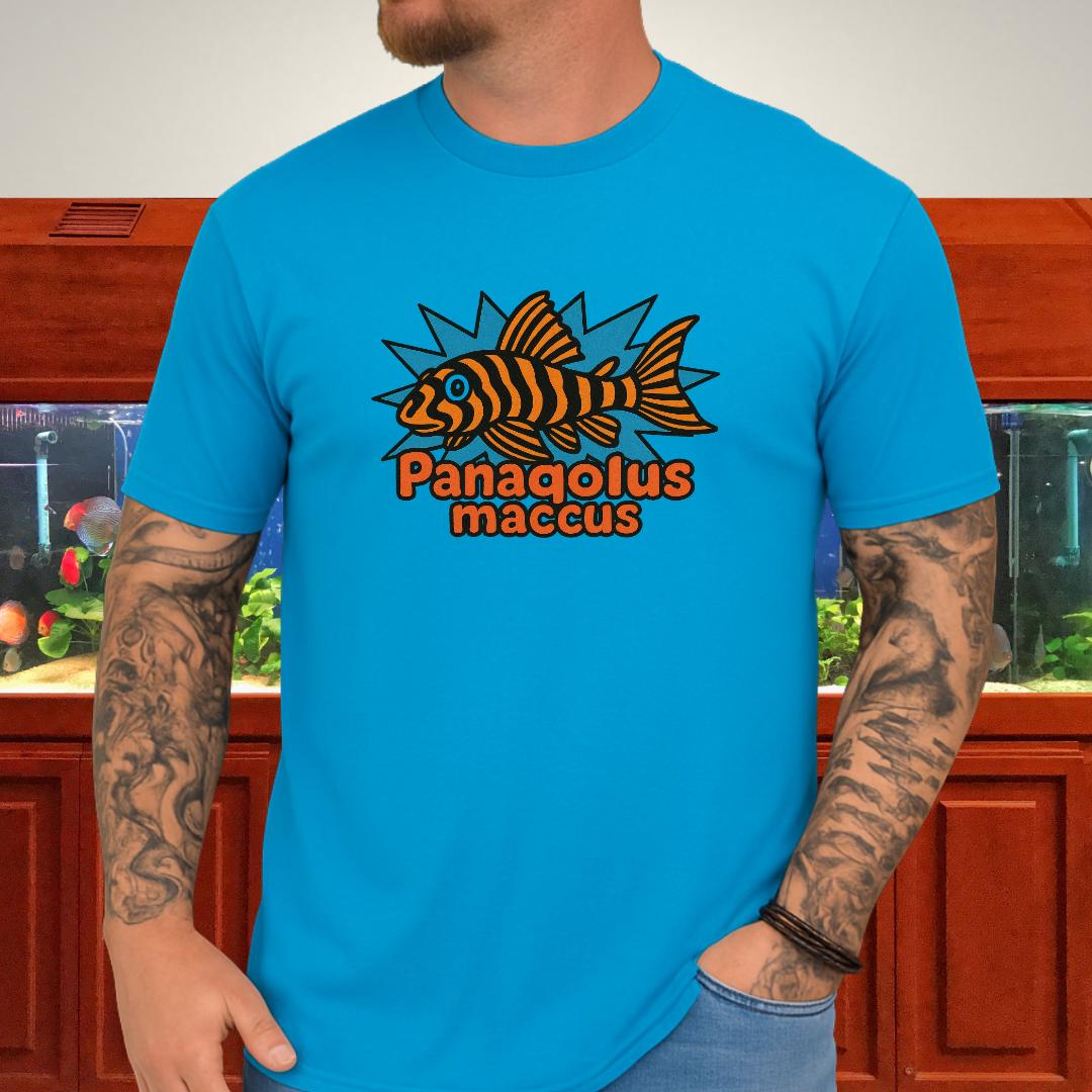 Retro Aquarium Tee – Clown Pleco Bubble Letter Print-T-Shirt-Fish & Friends Tees