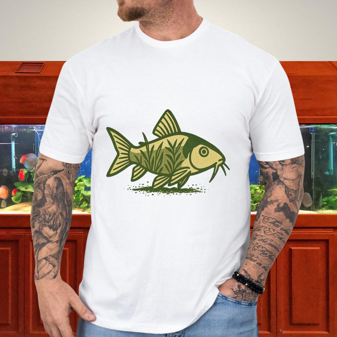 Amazon Reflections Tee – Corydoras Duplicareus Double Exposure-T-Shirt-Fish & Friends Tees