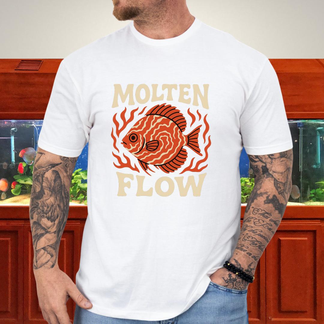 Molten Flow Psychedelic Discus Tee-T-Shirt-Fish & Friends Tees