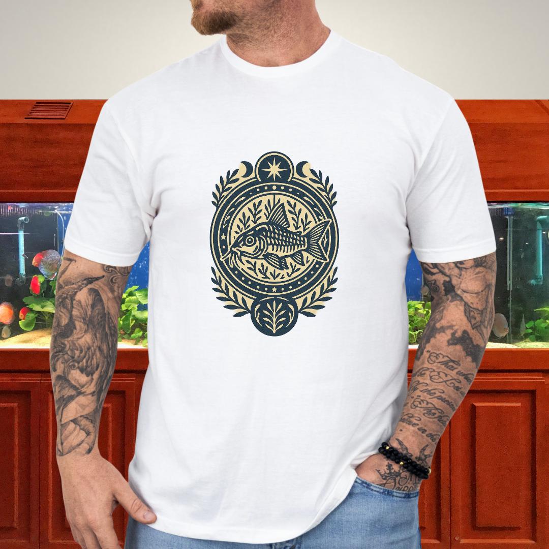 Mystic Bronze Cory Tee – Mandala Spirit Aquarium Design-T-Shirt-Fish & Friends Tees