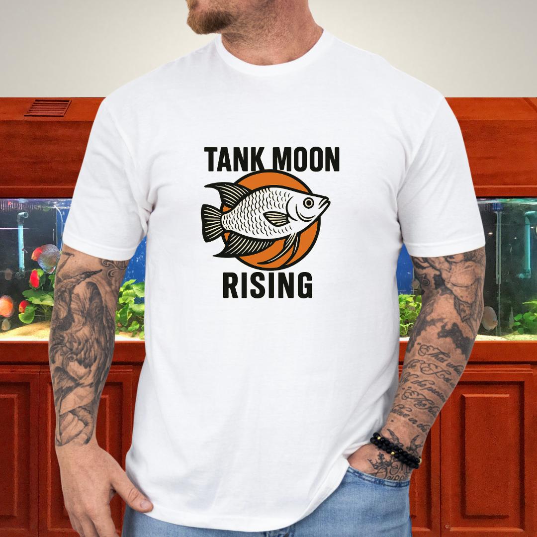 Tank Moon Rising Tee – Retro Moonlight Gourami Emblem
