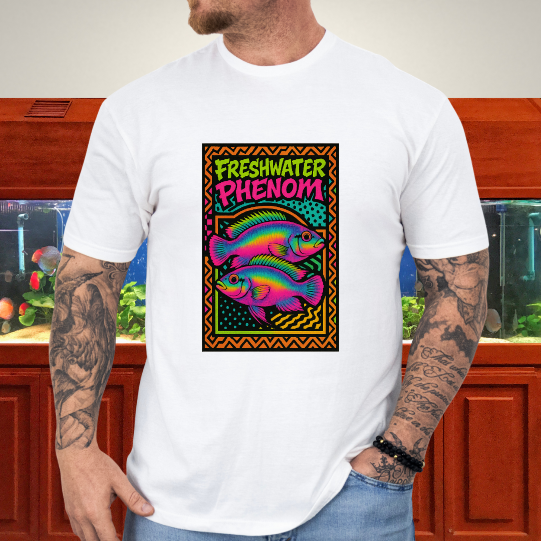 Freshwater Phenom Tee – Neon 90s Kribensis Design