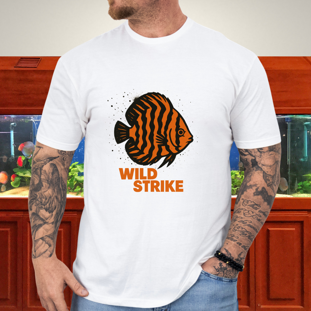 Wild Strike Punk Tiger Stripe Discus Tee