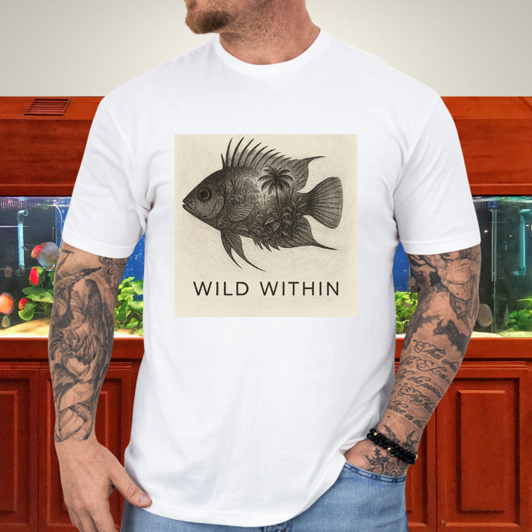 Wild Within Tee – Apistogramma Jungle Double Exposure