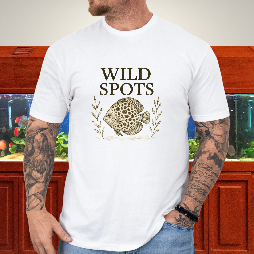 Wild Spots Leopard Discus Nature Sketch Tee