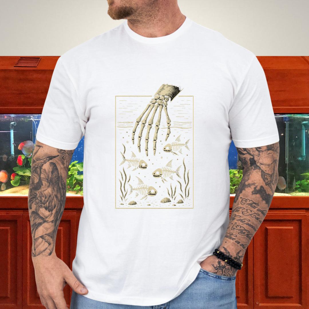 Skeleton Crew Aquarium-T-Shirt-Fish & Friends Tees
