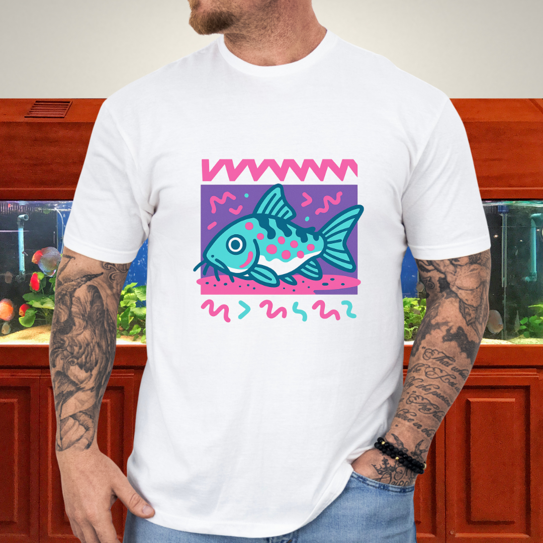 Peppered Cory Shirt – 90s Zig-Zag & Squiggle Style