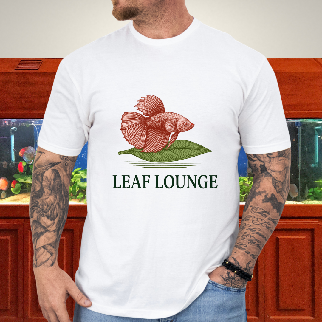 Leaf Rest Betta Tee – Floating Betta Fish Design
