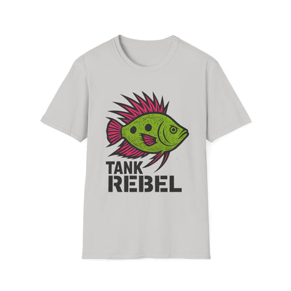 Tank Rebel Tee – Punk Three-Spot Gourami Mohawk Design