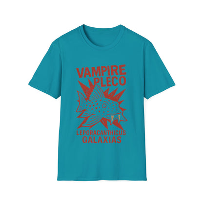 Vampire Pleco Tee – Punk Stencil Catfish Design