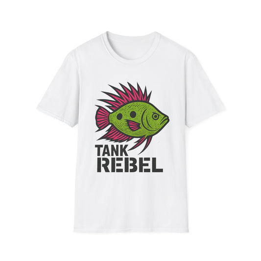 Tank Rebel Tee – Punk Three-Spot Gourami Mohawk Design