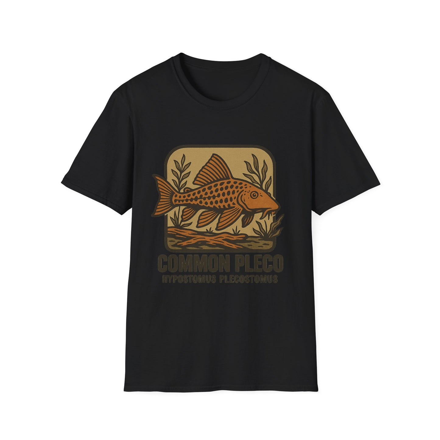 Common Pleco Shirt – Nostalgic Retro Aquarium Style