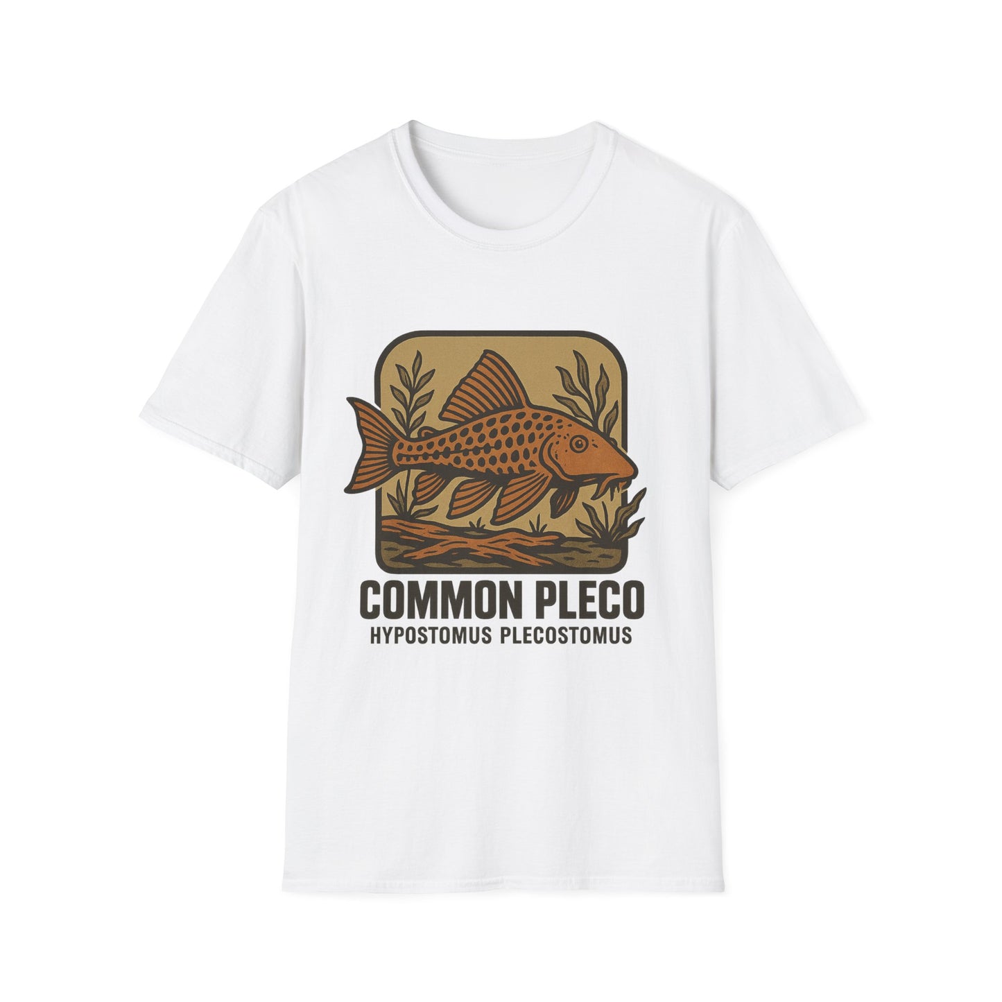 Common Pleco Shirt – Nostalgic Retro Aquarium Style