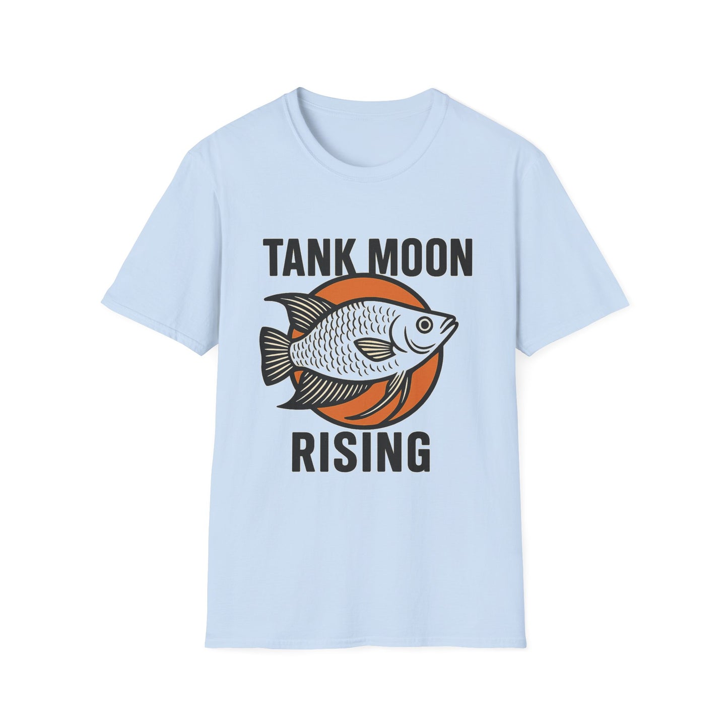 Tank Moon Rising Tee – Retro Moonlight Gourami Emblem
