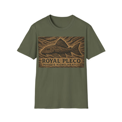 Royal Pleco Tee – Driftwood Spirit Double Exposure Design