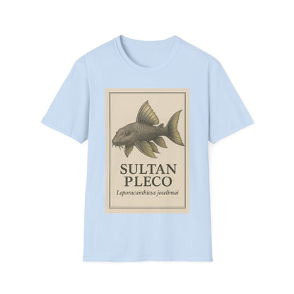 Sultan Pleco Tee – Realistic Etching Catfish Design