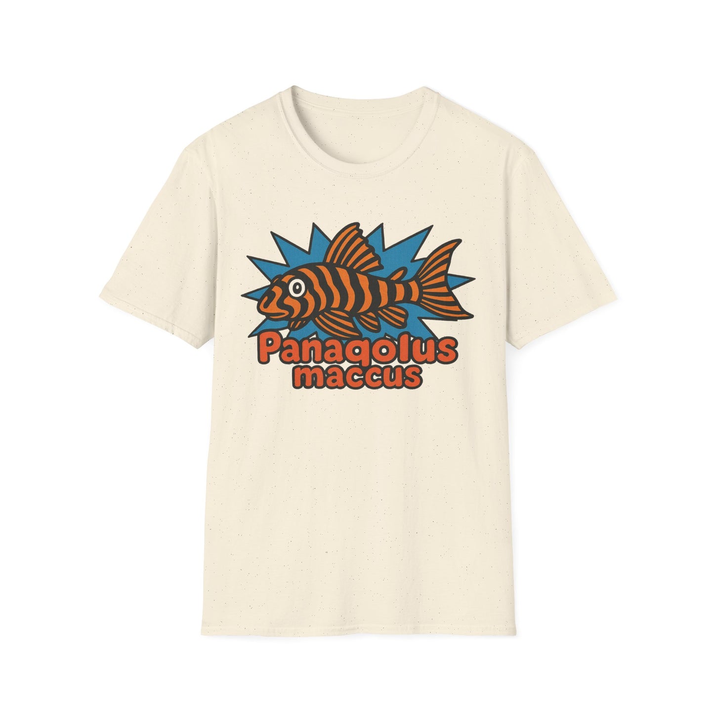 Retro Aquarium Tee – Clown Pleco Bubble Letter Print