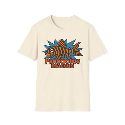 Retro Aquarium Tee – Clown Pleco Bubble Letter Print
