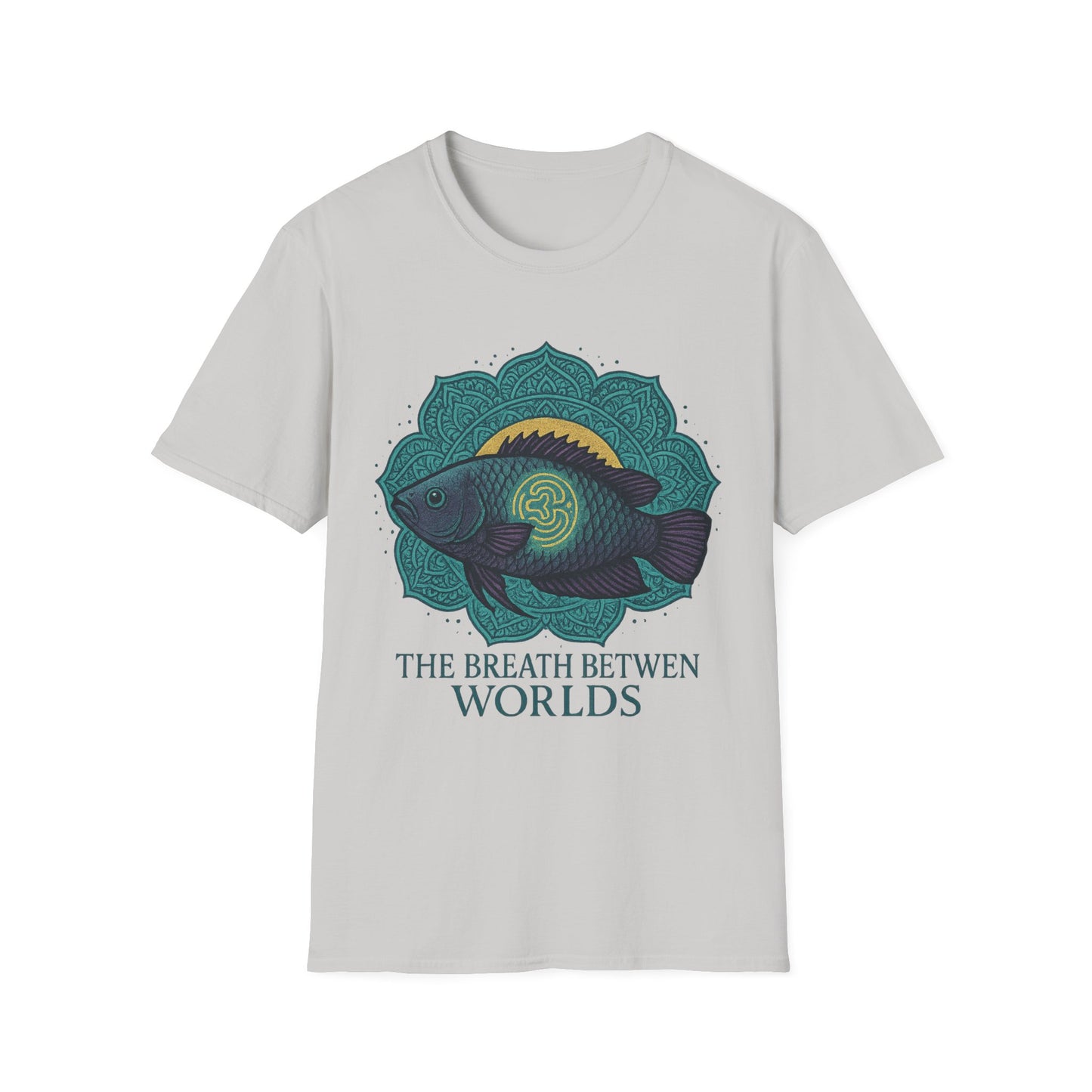 The Breath Between Worlds Tee – Spiritual Climbing Perch Design