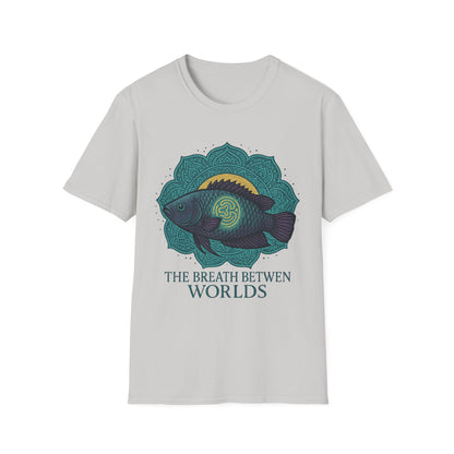 The Breath Between Worlds Tee – Spiritual Climbing Perch Design