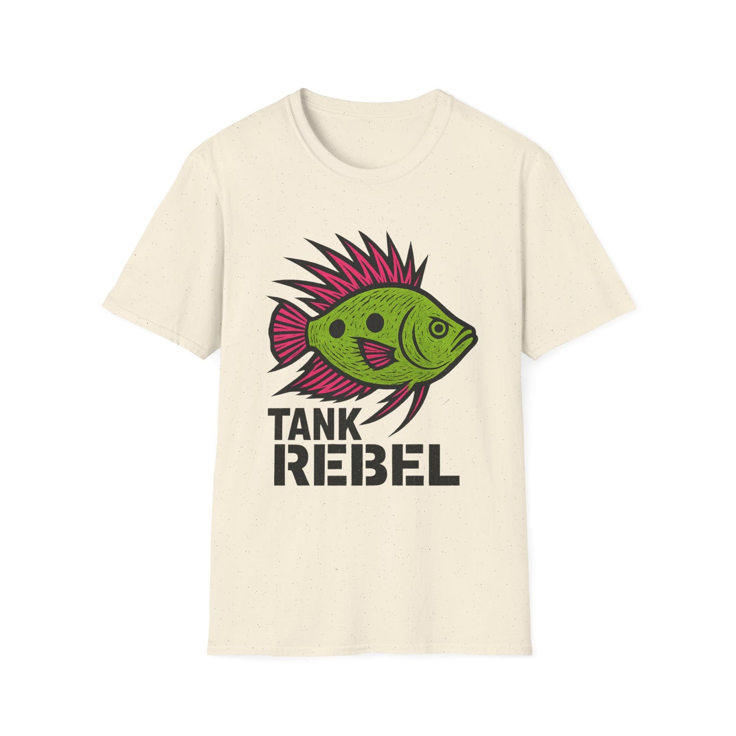 Tank Rebel Tee – Punk Three-Spot Gourami Mohawk Design