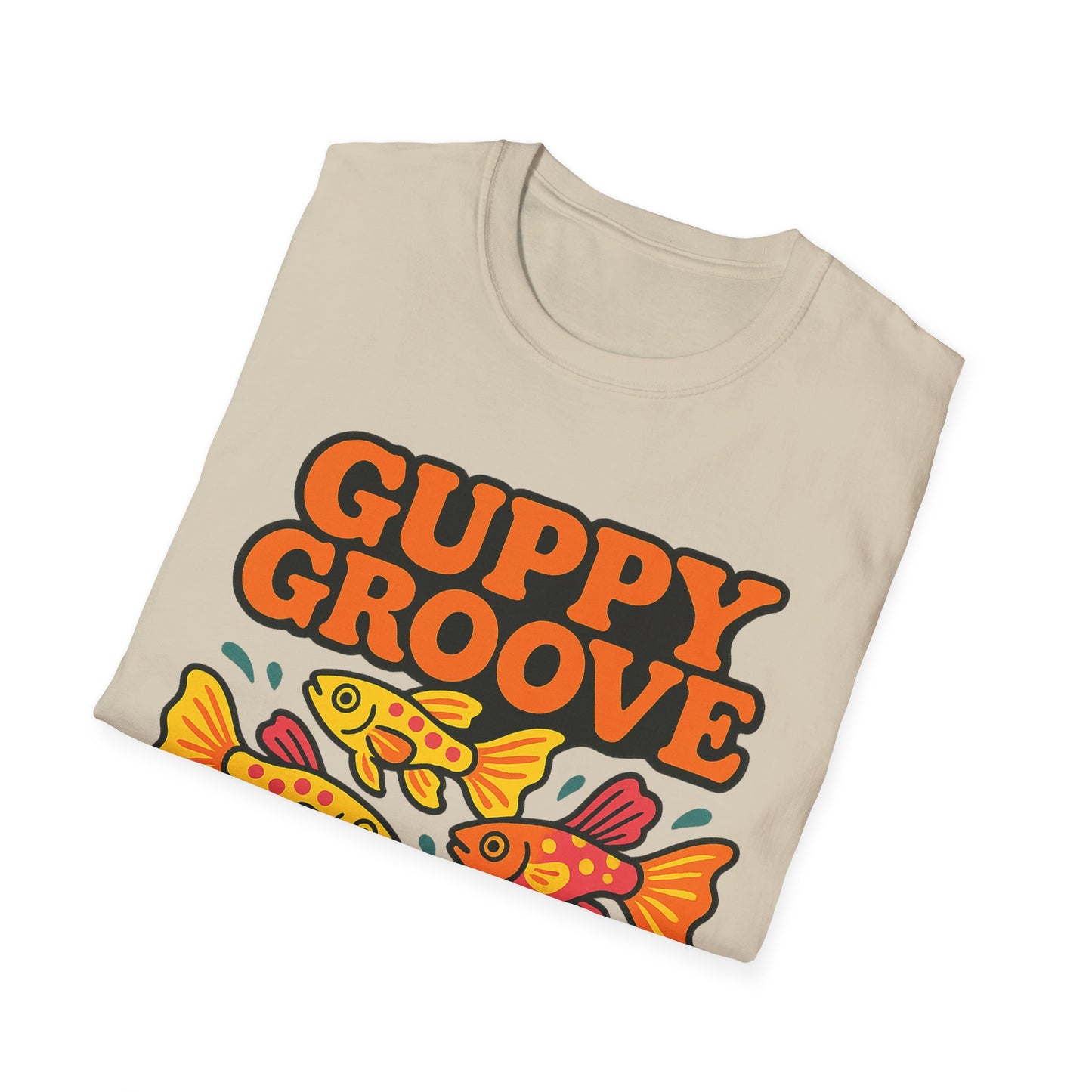 Guppy Groove Retro Neon Aquarium T-Shirt