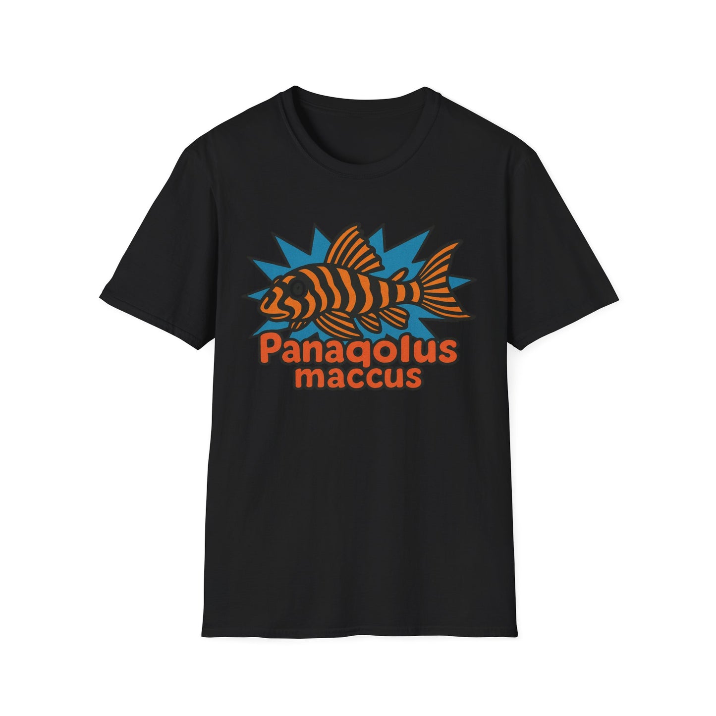 Retro Aquarium Tee – Clown Pleco Bubble Letter Print